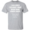 I Am A Biker I Do What I Want Funny Ultra Cotton T-Shirt - designfullprint