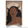 Black Pride Flower Black Girl Vertical Canvas Black Proud And Educated
