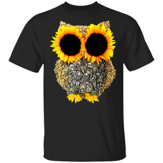Gift For Hippie Sunflower Owl Ultra Cotton Shirt