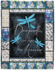 custom cat Gift for Dragonfly Lover Dragonflies are Kisses from Heaven Fleece Blanket Dragonfly Lover Fleece Blanket, Blanket Gifts With Size 60x80