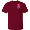 No One Fights Alone Breast Cancer Awareness Back Front Ultra Cotton Shirt