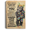 Gift For Groot Lover Autism Awareness Sunflower Canvas Wall Art Canvas  HG
