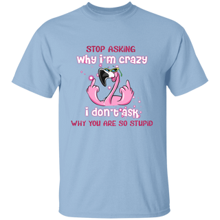 CC I dont ask why you are so stupid Funny Flamingo Shirt, Flamingo Lover Shirt, Flamingo Tee