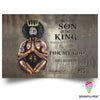 Black Pride Black Men Black King I Am The Son Of The King CH Poster Black And Proud 365
