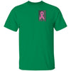 No One Fights Alone Breast Cancer Awareness Back Front Ultra Cotton Shirt