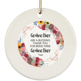 Personalized Christmas & Thanksgiving Ceramic Ornament 14 - designfullprint