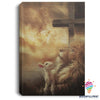 Lion And Lamb Lion Lamb Lion And The Lamb Scripture Canvas Poster LH