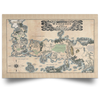 Game of Thrones Westeros Map Poster HG