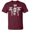 Gift For Dad Dad A Son First Hero, A Daughter First Love Fire Fighter Dad Ultra Cotton T-Shirt/ Hoodie
