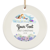 Personalized Christmas & Thanksgiving Ceramic Ornament 11 - designfullprint