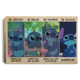 S Lover Be Strong Be Brave Be Humble Be Badass S Canvas Art