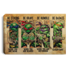 CANVAS Ninja Turtle Ninja TTM Ninja Turtles Canvas Art HG