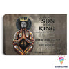 Black Pride Black Men Black King I Am The Son Of The King Canvas CH Canvas Black And Proud 365