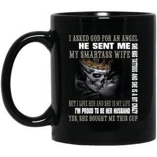 I Asked God For An Angel My Smartass Wife - designfullprint