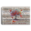 Music I Can Only Imagine Horizontal CanvasLN