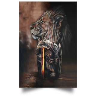 Lion Warriors I Am The Storm Poster HG