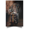 Lion Warriors I Am The Storm Poster HG