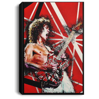 Memorials EVH Red Guitar EVH Canvas Art