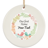 Personalized Christmas & Thanksgiving Ceramic Ornament 9 - designfullprint