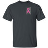 No One Fights Alone Breast Cancer Awareness Back Front Ultra Cotton Shirt