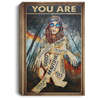 Canvas Gift For Hippie You Are A Strong Unique And Beautiful Hippie Girl Vertical Women Empowerment