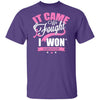 It Came We Fought I Won Survivor – Breast Cancer Cotton Shirt
