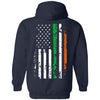 Irish Shop Gift For Army Gifts for Police Officers Law Enforcement Irish Police Officer American Flag T-shirt
