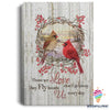 Cardinal Those We Love Don't Go Away Canvas Art LN