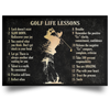 Golf Life Lessons Horizontal Poster LN