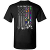No One Fights Alone Breast Cancer Awareness Back Front Ultra Cotton Shirt
