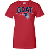 Red Goat Brady Patriotic Ladies' 100% Cotton T-Shirt - designfullprint