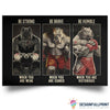 Pitbull Boxing Be Strong Pitbull US Marine Poster HG HG Gifts For Dog Lovers