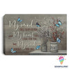 Gift For Butterfly Lover My Mind Butterfly Wall Art Canvas