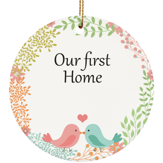 SUBORNC Ceramic Circle Ornament abc