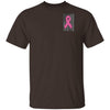 No One Fights Alone Breast Cancer Awareness Back Front Ultra Cotton Shirt