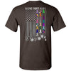 No One Fights Alone Breast Cancer Awareness Back Front Ultra Cotton Shirt