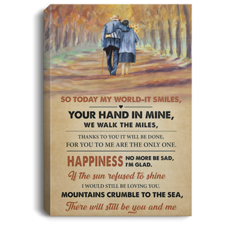 Canvas Gift For Led Zeppelin Fan Anniversary Gifts Your Hand In Mine Canvas or Poster HG