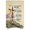 Jesus Christ Glory Glory Hallelujah Vertical Canvas and Poster LN