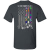No One Fights Alone Breast Cancer Awareness Back Front Ultra Cotton Shirt