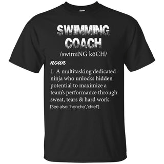 Swimming Coach Funny Definition Ultra Cotton T-Shirt - designfullprint
