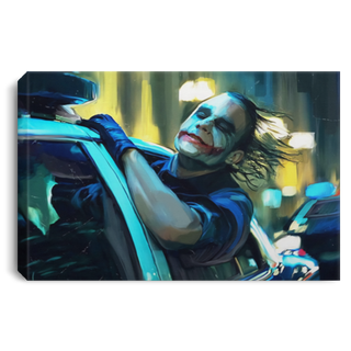 l J On Car Canvas Art