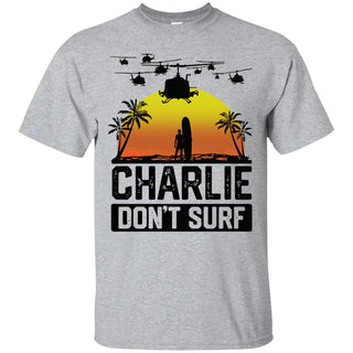 Charlie Don't Surf Funny T-shirt - designfullprint