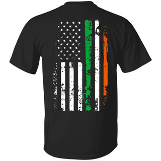Irish Shop Gift For Army Gifts for Police Officers Law Enforcement Irish Police Officer American Flag T-shirt
