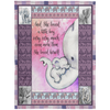 Gift for Mom Elephant She Loved A Little Boy More Than She Loved Herself Fleece Blanket CHM