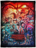 no text 30x40 Personalized Stranger Things 1,2,3,4 Blanket, Stranger Things 4 Blanket, Stranger Things Fan Gift Cozy Plush Fleece Blanket HG
