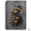 Black Pride Strong Black King Black Pride Wall Canvas HG Proud Of My Melanin Black Power Movement History HG