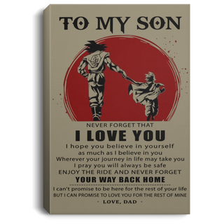 Gift For Dragon Ball Fan Dad Ton Gift To Son Canvas Wall Art Canvas or Poster HG