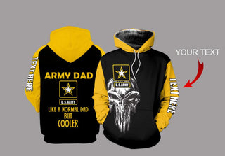 Gift For Army Gift For Dad Army Dad Personalized US Unisex Size Hoodie