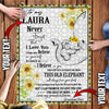 Gift For Elephant Lover Elephant To My Daughter Never Forget that I Love you Personalized Gift Big Puzzle Gift For Farmer