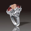 Gothic Skull Flower Rose Rings